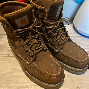 Carhartt Brown steel toe Work Boots